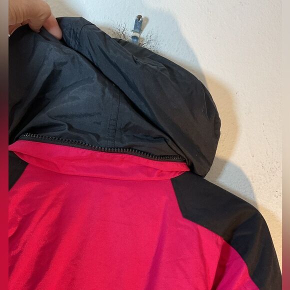 Helly Hansen mens coat XS Black Pink Vtg 90s Waterproof Ski Snow Parka Tech - Picture 7 of 11